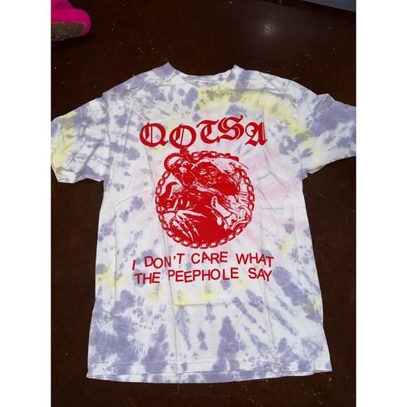 Queens of the Stone Age Tie Dye Don’t Care Tshirt Mens M - Picture 2 of 3